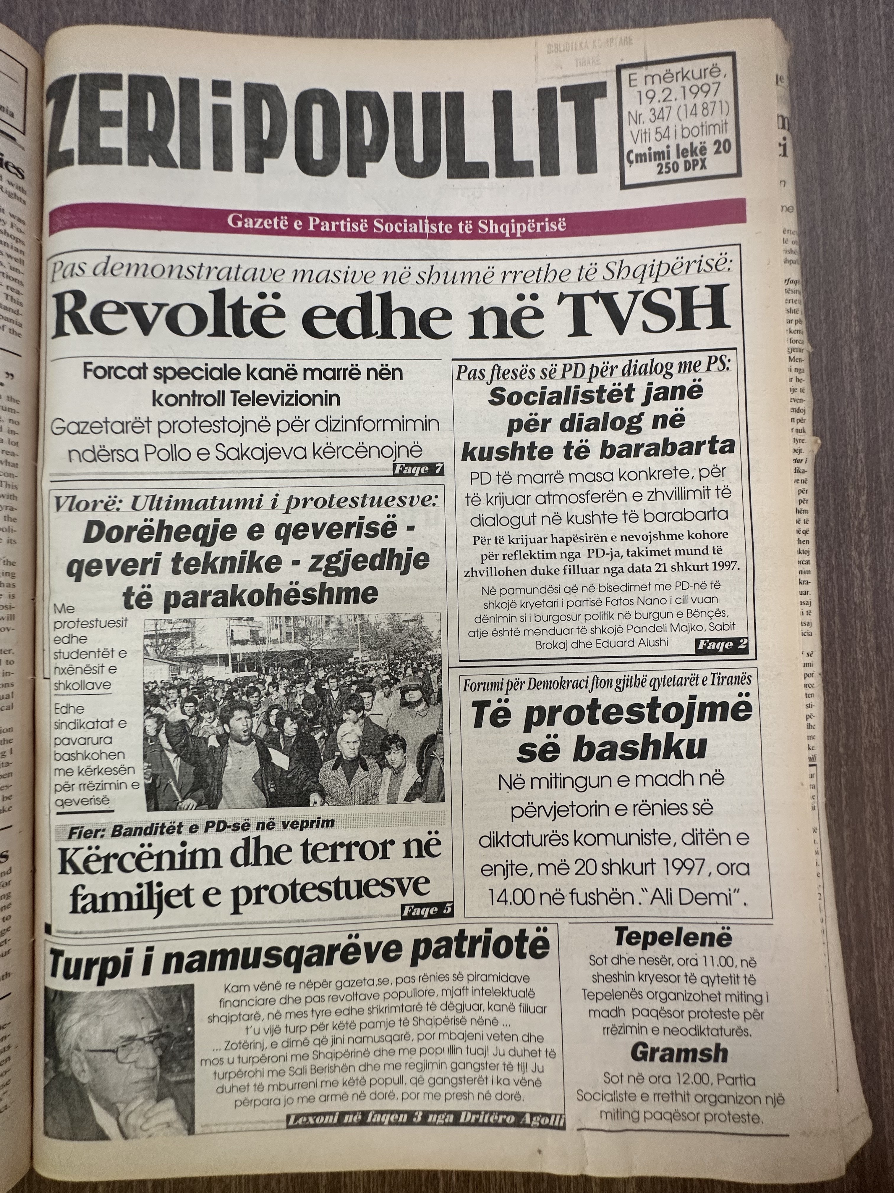 Zëri i Popullit 1997-02-19